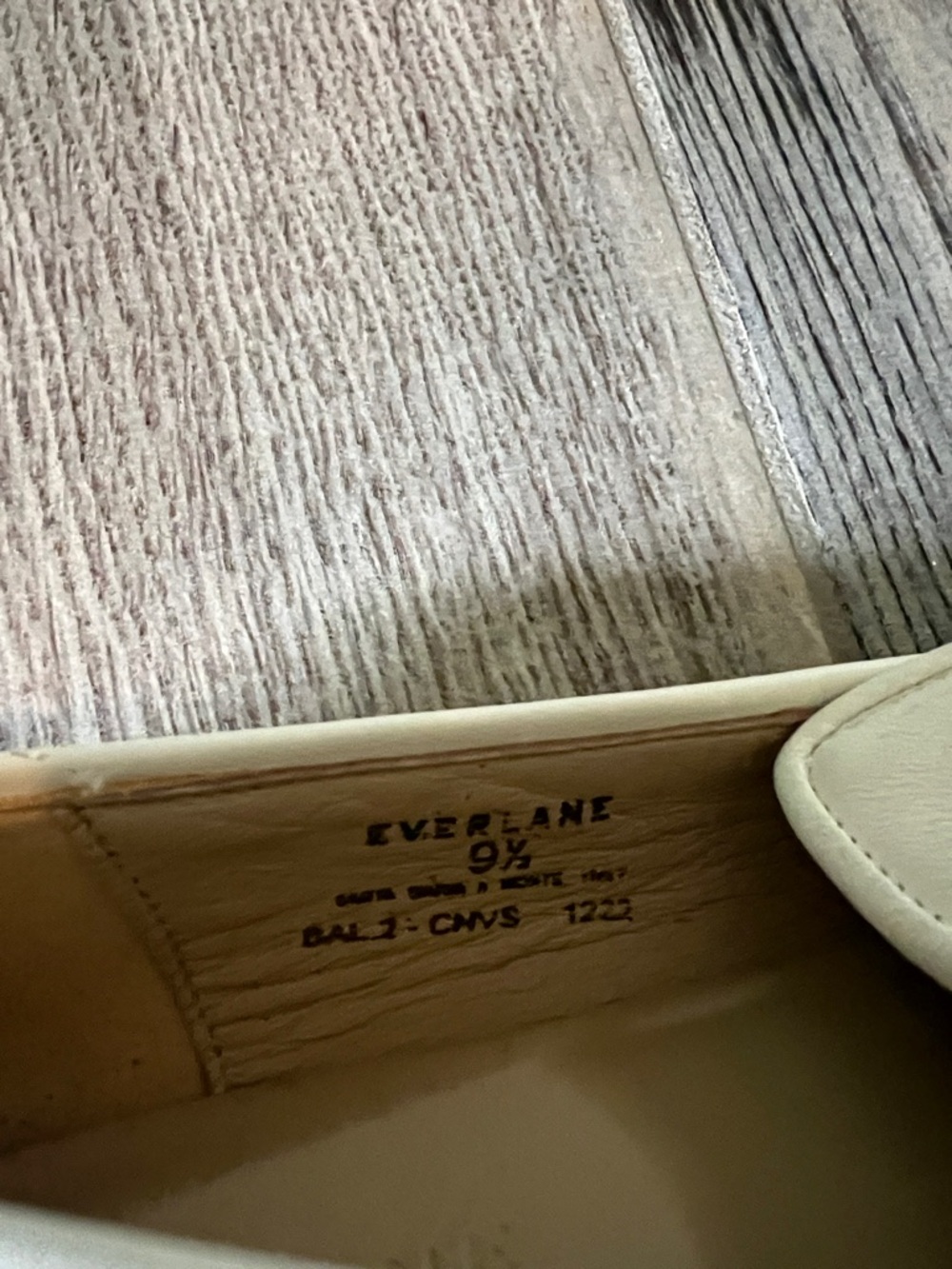 Everlane Cream Leather Slip-On Loafers - Picture 5 of 6